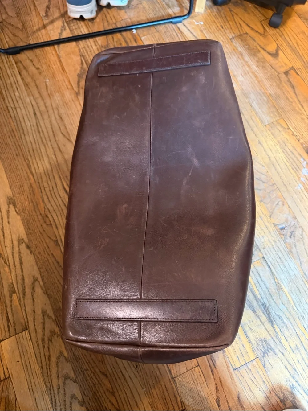 Troubadour Generational Leather Duffle Bag Brown Calfskin weekender $849